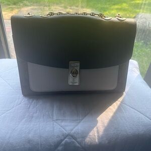 Coach Black and Gray Shoulder Bag